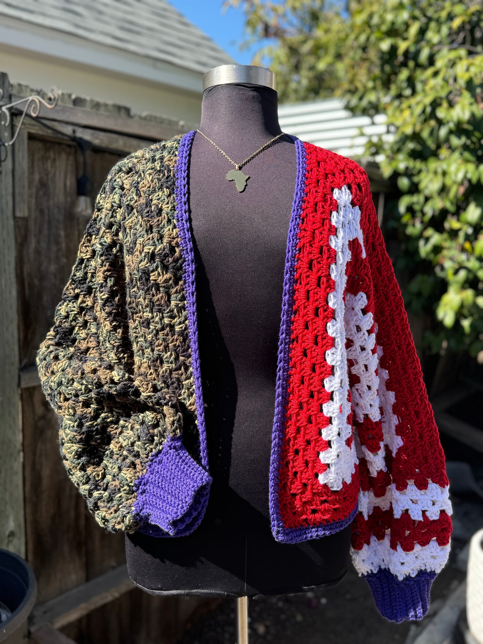 *Bloom and Battle* Vintage Cardigan