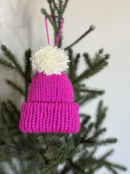 Mini Beanie Ornament