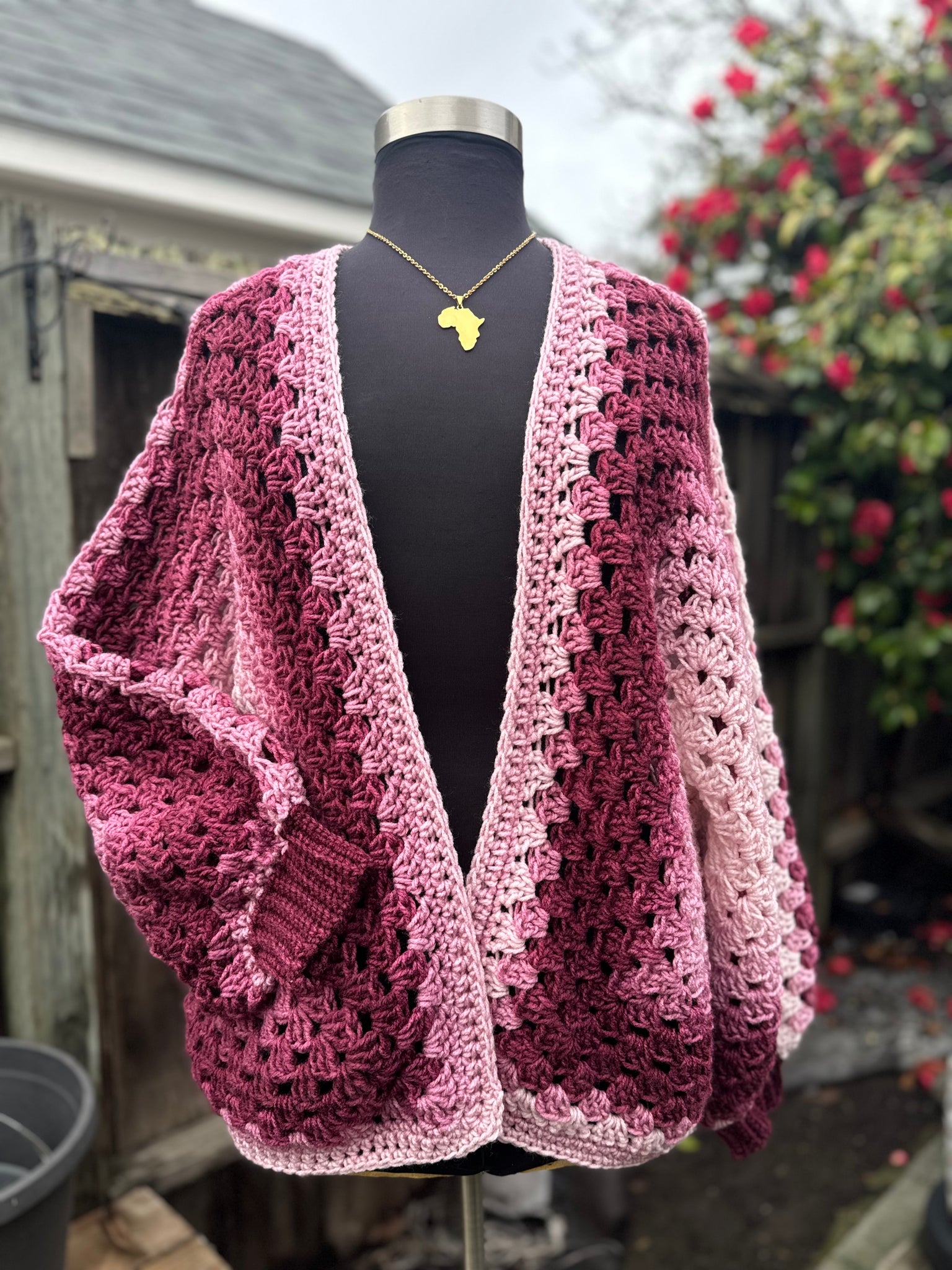 vintage cardigan ❤︎ Haven Oversized Cardigan in Black Peace and Love Crochet – The Sak