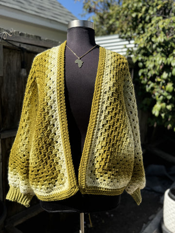 *Avocado* Vintage Cardigan