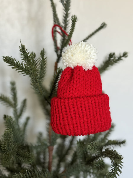 Mini Beanie Ornament