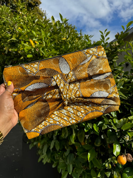 *Golden* Camellia Clutch