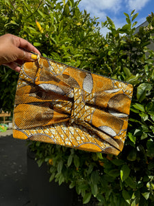 *Golden* Camellia Clutch