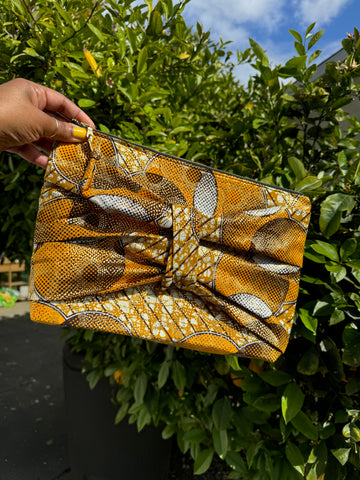 *Golden* Camellia Clutch